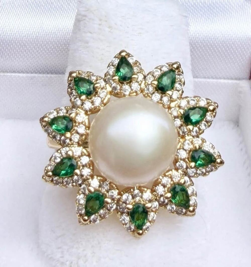 Genuine 9.4mm Fresh Water Pearl Mirror Luster AAAA+ Adjustable Size 5-9